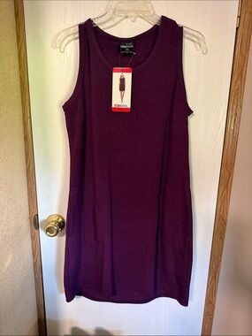 Mossimo Supply Co. Plum Scoop Neck Tank Dress
